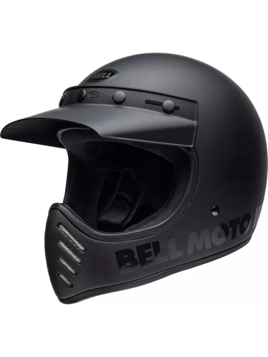 Casque Integral Cross Moto-3 Blackout - Bell