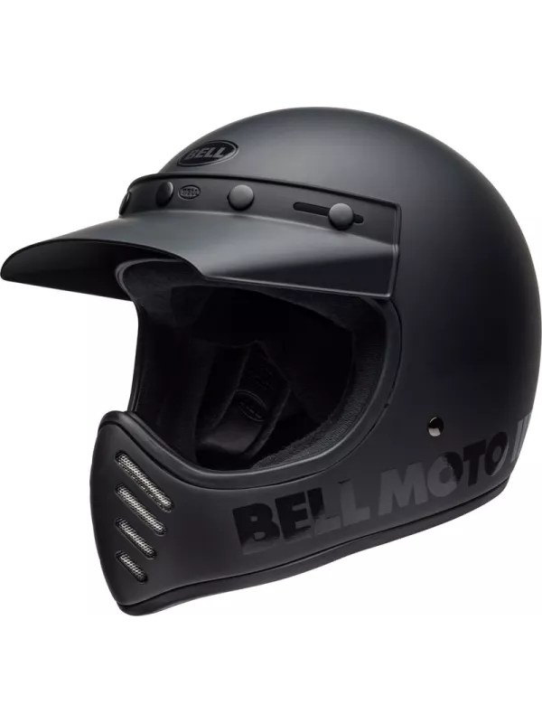 Casque Integral Cross Moto-3 Blackout - Bell