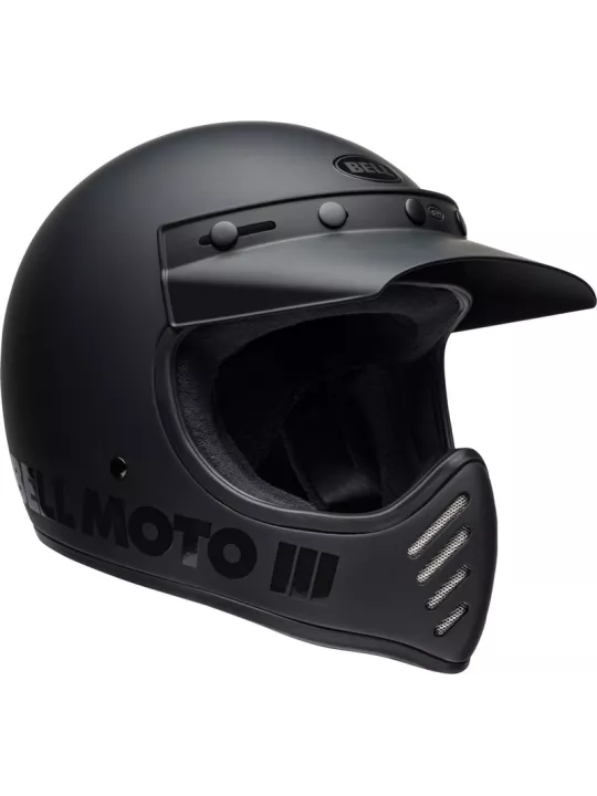 Casque Integral Cross Moto-3 Blackout - Bell