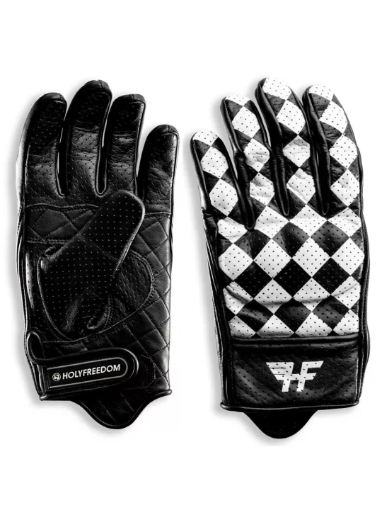 Bullit Handschuhe Schwarz/Weiß - Holy Freedom