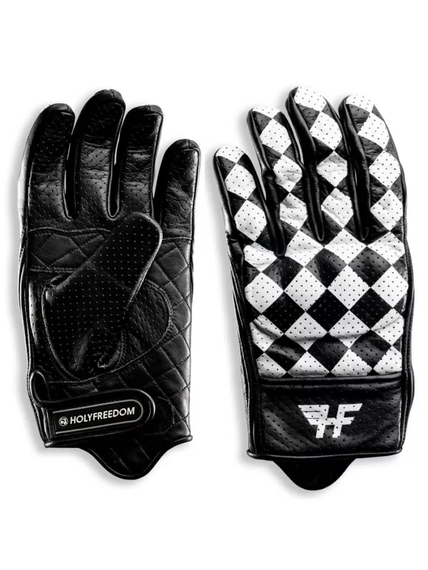 Bullit Handschuhe Schwarz/Weiß - Holy Freedom