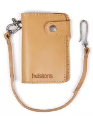 Cartera de cuero de la carpeta de la luna + Lace Burdeos GM-HELSTONS