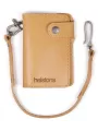Cartera de cuero de la carpeta de la luna + Lace Burdeos GM-HELSTONS