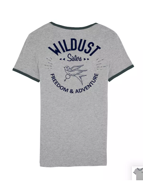 Tshirt Femme Wildust - Rétro Marine
