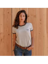 Tshirt Femme Wildust - Rétro Marine