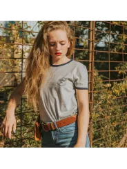 Camiseta mujer WILDUST - Marine retro