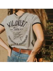 Tshirt Femme Wildust - Rétro Marine