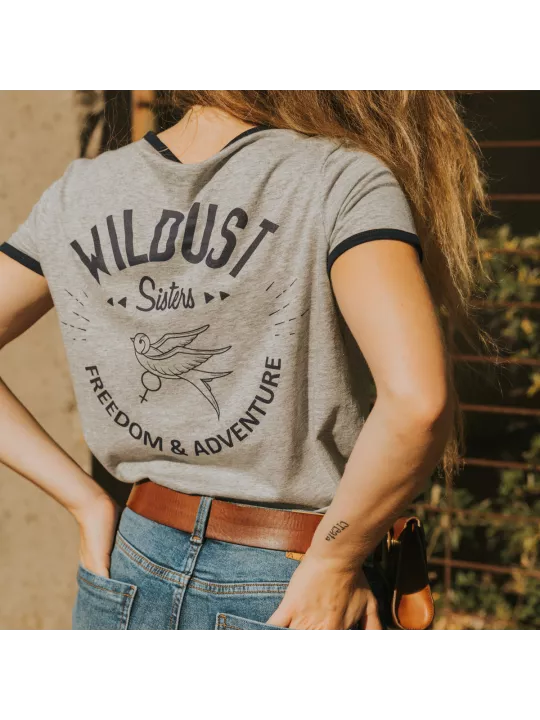 Tshirt Femme Wildust - Rétro Marine