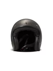 Casco Jet Vintage Glitter Negro - Dmd
