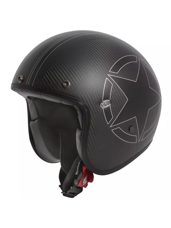 Motorradhelm JET LITTLE STAR CARBON BM - FIRST