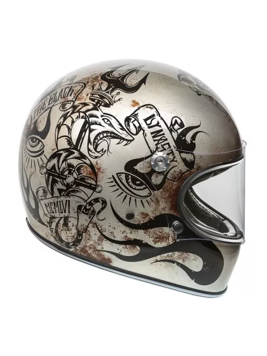 Casque Moto Integral Trophy Bd Titanium - Premier