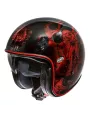 VINTAGE MOTO CASCO JET BD ROSSO CROMATO - PREMIER