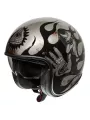 Motocicleta del vintage casco jet BD TITANIO - PREMIER