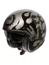 Motocicleta del vintage casco jet BD TITANIO - PREMIER