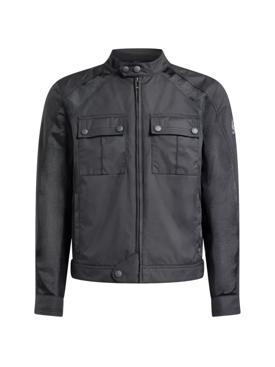 Temple Tec Nylon Schwarze Jacke - Belstaff