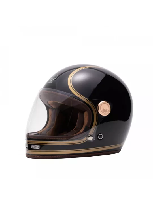Casque Integral Full Moon - Mârkö (Noir/Or)