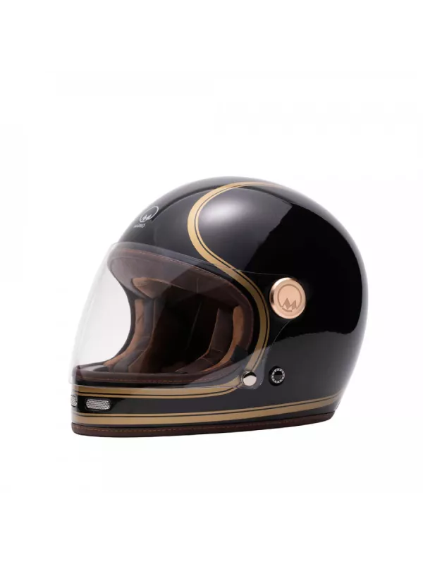 Casque Integral Full Moon - Mârkö (Noir/Or)