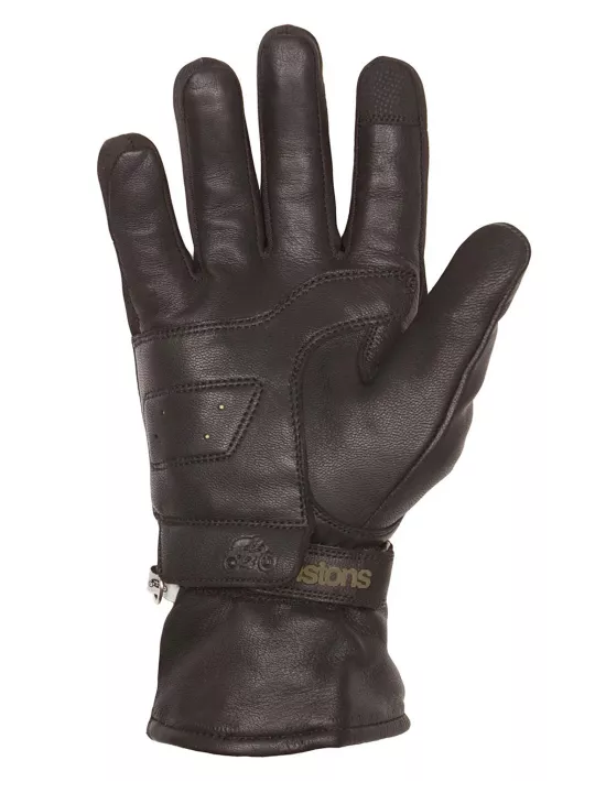 Curtis Winterhandschuhe Leder/Wachs Stoff - Helstons