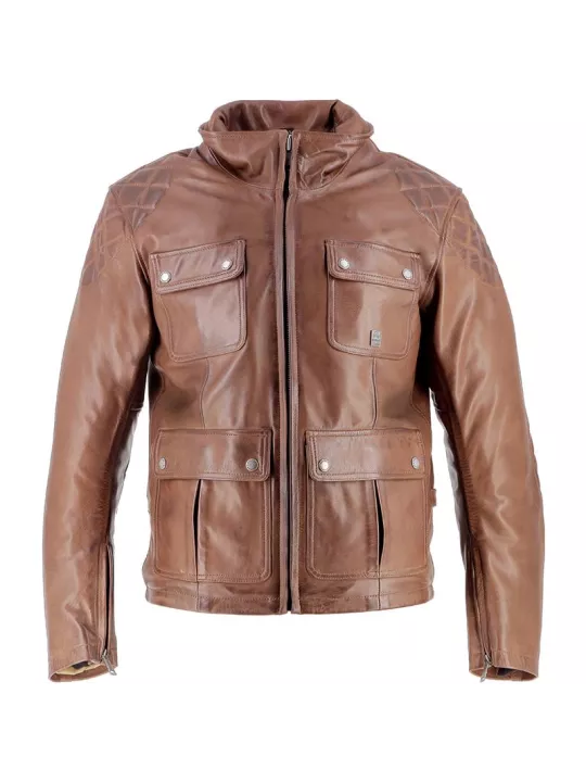 Chaqueta de cuero Hunt - Helstons