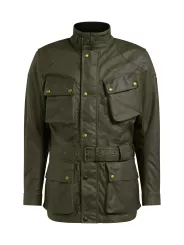 Veste Trialmaster Pro Wax10Oz Olive Green - Belstaff