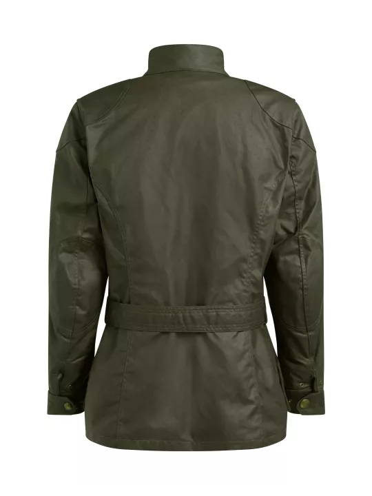 Veste Trialmaster Pro Wax10Oz Olive Green - Belstaff