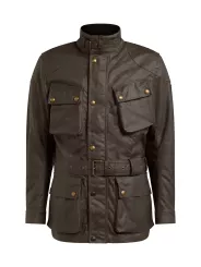 Veste Trialmaster Pro Wax10Oz Mahogany - Belstaff