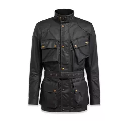 Trialmaster Pro Wax10Oz Jacke Schwarz-Belstaff