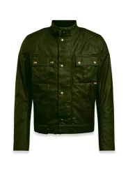 Blouson Brooklands 2.0 Wax Olive Green - Belstaff