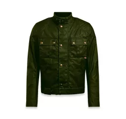 Brooklands 2.0 Wachsjacke olivgrün - Belstaff