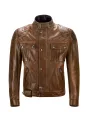 Blouson Brooklands Cuir Burnt Cuero - Belstaff