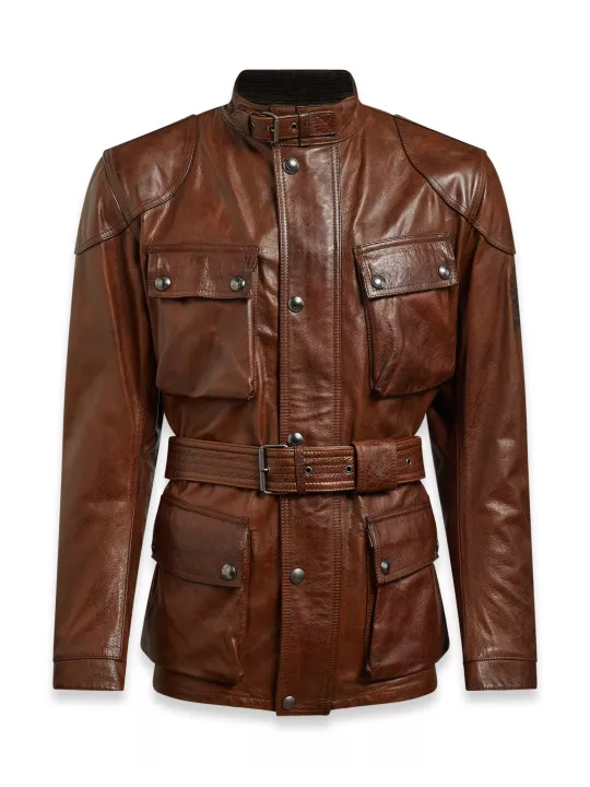 CHAQUETA TRIALMASTER PRO PIEL BURNT CUERO-BELSTAFF