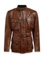 Veste Trialmaster Pro Cuir Burnt Cuero - Belstaff