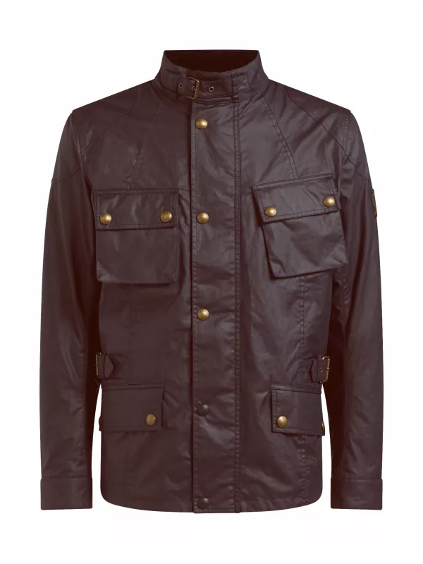 Blouson Crosby 2 Tech Wax Mahogany - Belstaff