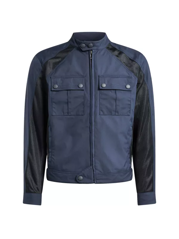 Blouson Temple Tec Nylon Dark Navy-Belstaff