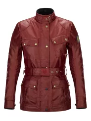 Veste Trialmaster Pro Lady Wax6Oz Racing Red - Belstaff