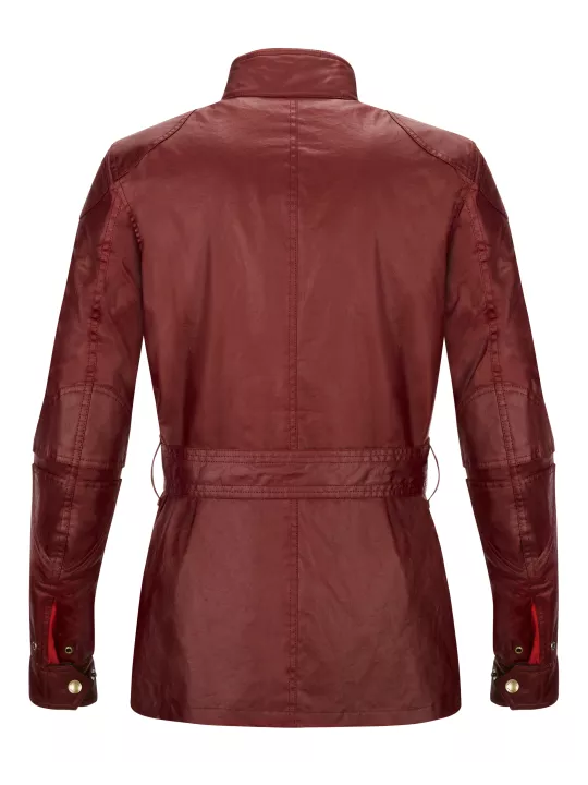CHAQUETA TRIALMASTER PRO LADY WAX6OZ RACING RED - BELSTAFF