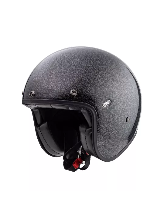 Le Petit U9 Glitter Silver Open Face Helmet - Premier