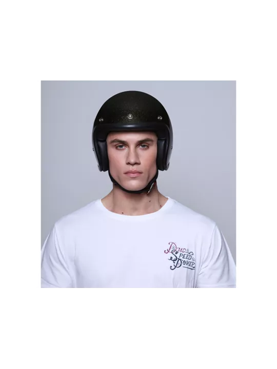 Casque Jet Vintage Glitter Bronze - Dmd