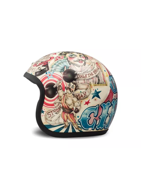 Casque Jet Vintage Circus - Dmd