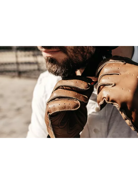 Gants Andrea Biker'S (Cognac) - Original Driver