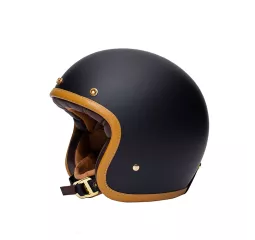 The Classic Open Face Helmet Matt Black- Marko