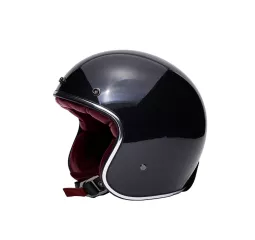 The Classic Open Face Helmet Black/Red - Marko