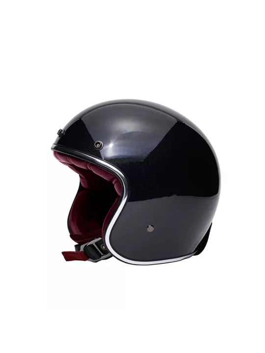 CASCO JET THE CLASSIC - MÂRKÖ (NEGRO/ROJO)