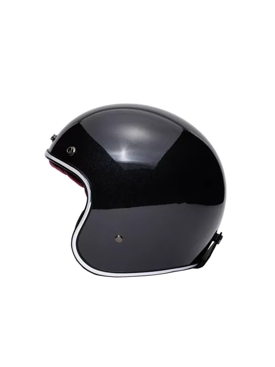 Capacete Jet Aberto The Classic - M?rkö (Preto/Rouge)