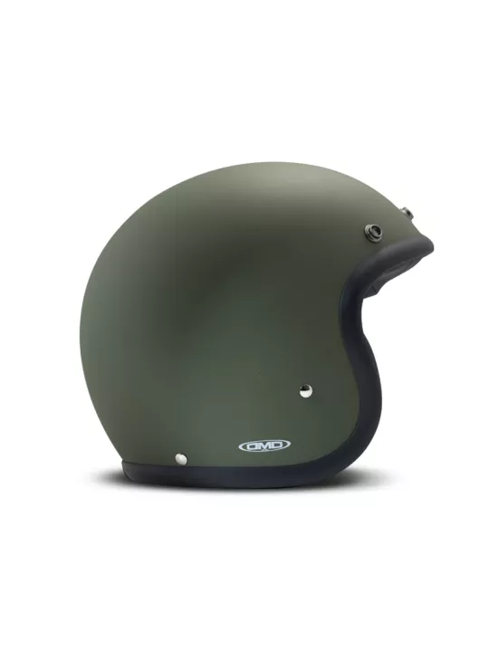 Casque Jet Vintage Matt Green - Dmd