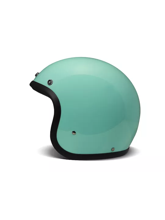 Casque Jet Vintage Turquoise-Dmd