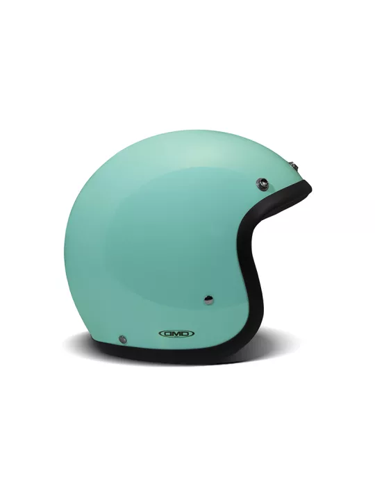 Casque Jet Vintage Turquoise-Dmd