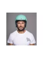 Casque Jet Vintage Turquoise-Dmd
