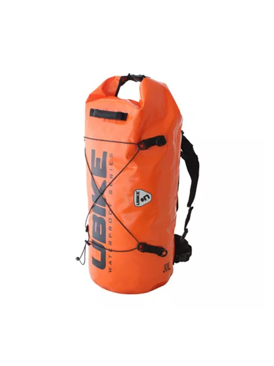 Sac Etanche Orange Cylinder Bag 30L Ubike