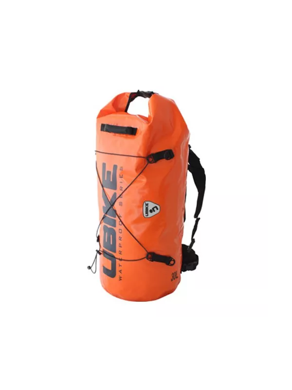 Sac Etanche Orange Cylinder Bag 30L Ubike